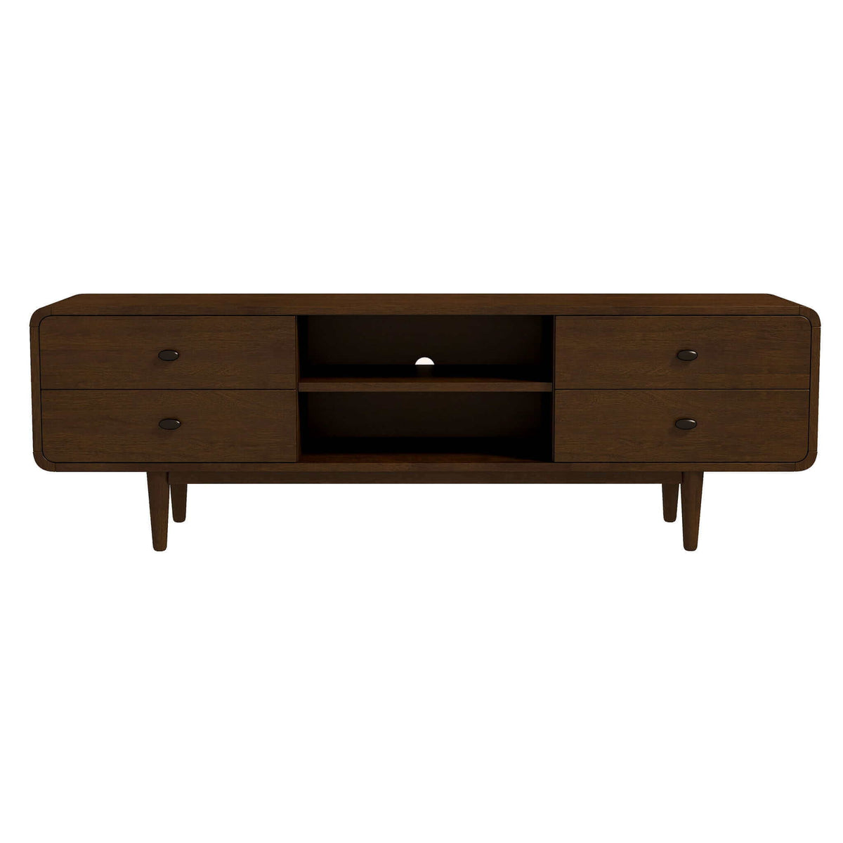 Alexa - TV Stand - Dark Brown / Wood