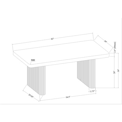 Donnie - Dining Table - Natural